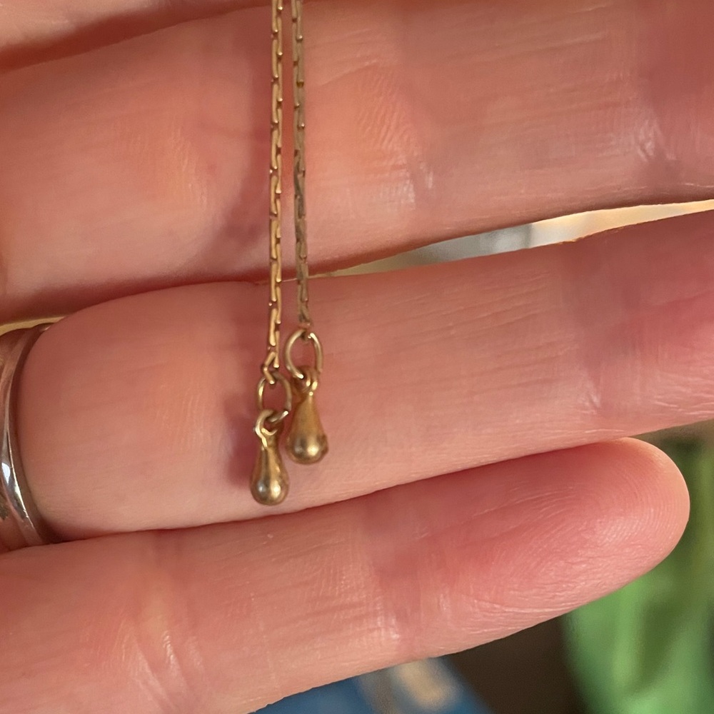 Vintage Gold Chain Necklace - Shiny Gold Tone - Picture 7 of 8